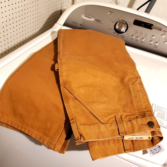 Carhartt Pants Carhartt Washed Work Dungaree Pant Bnwt Poshmark